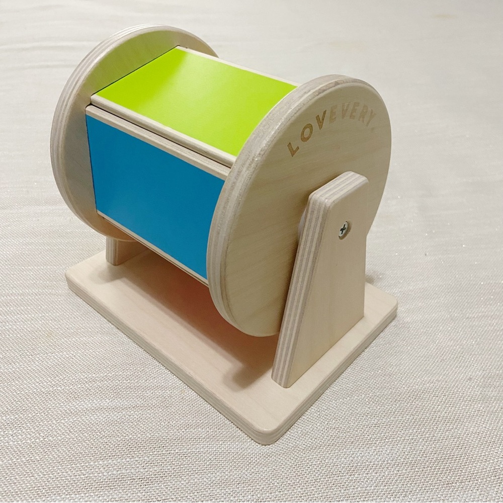 Lovevery Wooden Spinning Rainbow Montessori Sensory Play Toy
